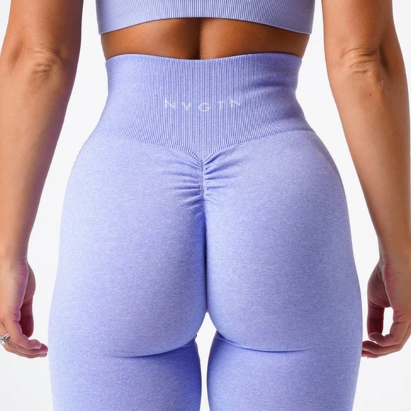 NVGTN Pants - NVGTN "periwinkle scrunch" Activewear